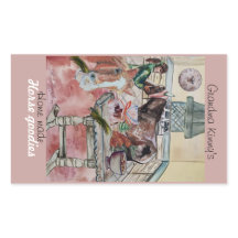 custom horse goodies label invitation