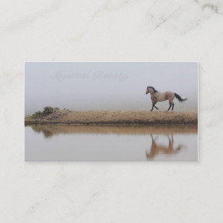 Custom Horse Image Background for Business Cards! Card