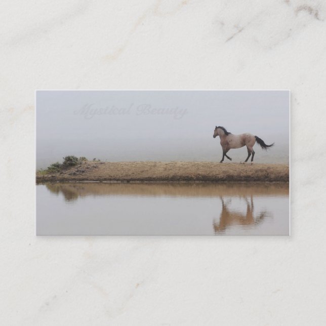 Custom Horse Image Background for Business Cards! Card (Front)