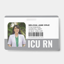 Custom Hospital Medical Staff Nurse Doctor Grey