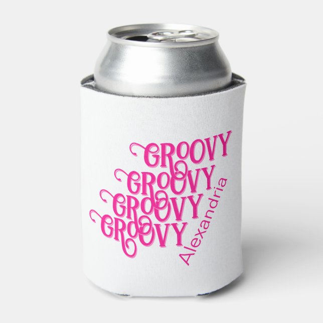 Custom Hot Pink Can Cooler (Can Front)
