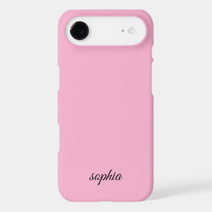 Custom Hot Pink Name Case – Elegant Script for iPh