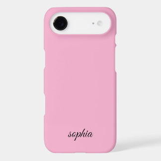 Custom Hot Pink Name Case – Elegant Script for iPh