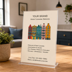 Custom House Cleaning Services QR Flyer