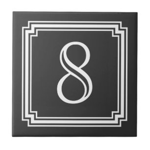Custom House Number or Monogram Tile