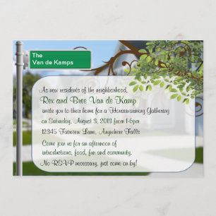 Custom Housewarming Gathering Invitations