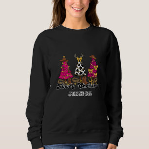 Custom Howdy Christmas Cowgirl Sweatshirt
