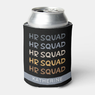 Custom HR Squad Human Resources Team Gifts Can Cooler