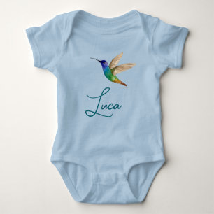 Custom  Hummingbird  Baby Bodysuit