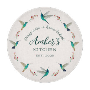 Custom Hummingbird Cutting Board