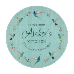 Custom Hummingbird  Cutting Board