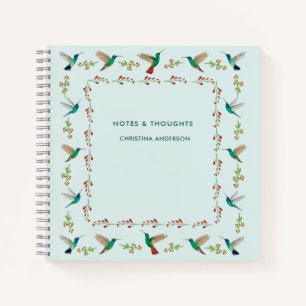 Custom Hummingbird Notebook