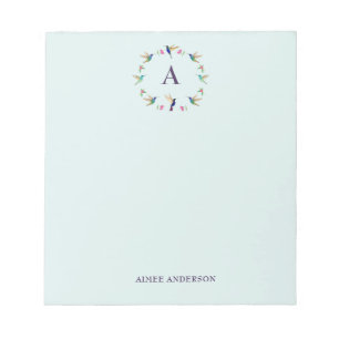 Custom Hummingbird Notepad