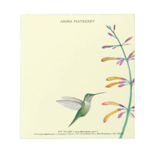 Custom Hummingbird Notepad