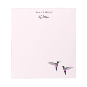 Custom Hummingbird Notepad