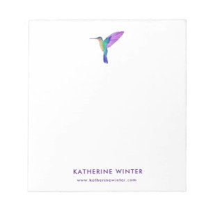 Custom Hummingbird Notepad