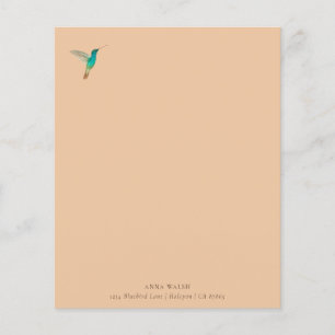 Custom Hummingbird Stationery Paper