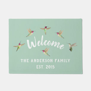 Custom Hummingbirds Doormat