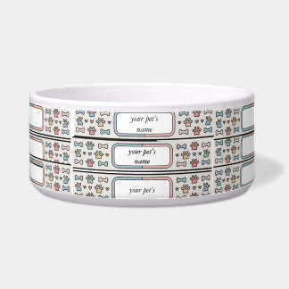 Custom Hygge Pet Bowl Personalised Dog or Cat Food
