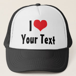 Custom I Love Hat