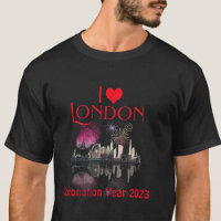 Custom I Love London Skyline Fireworks Souvenir