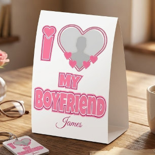 Custom I Love My Boyfriend – Add Photo & Name