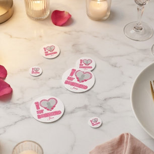 Custom I Love My Boyfriend – Add Photo & Name Confetti