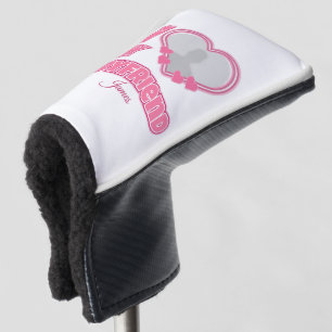 Custom I Love My Boyfriend – Add Photo & Name Golf Head Cover