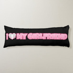 Custom I Love My Girlfriend – Add Photo Body Cushion