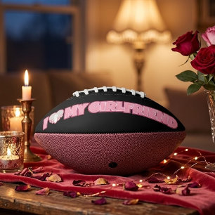 Custom I Love My Girlfriend – Add Photo Football