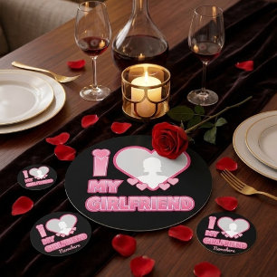 Custom I Love My Girlfriend – Add Photo & Name Confetti