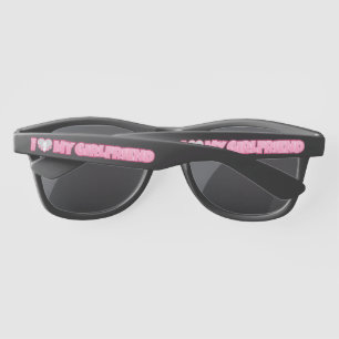 Custom I Love My Girlfriend – Add Photo Sunglasses