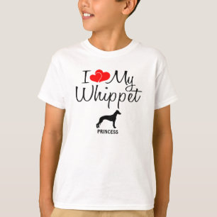 Custom I Love My Whippet T-Shirt