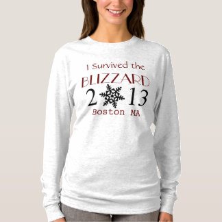 Custom I Survived BLIZZARD 2013 Shirt