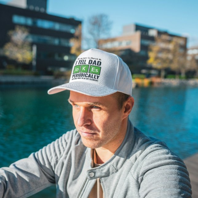 Custom I Tell Dad Jokes Trucker Hat (Creator Uploaded)