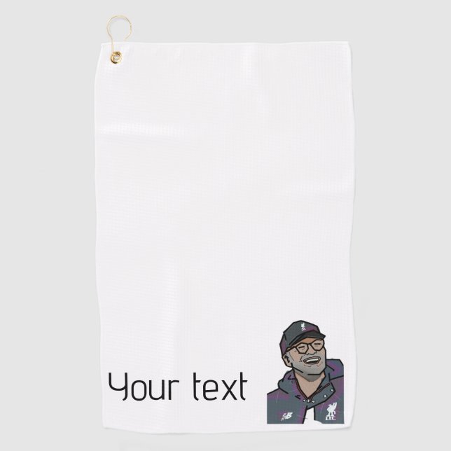 Custom Iconic Logo Golf Club Towel (Front)