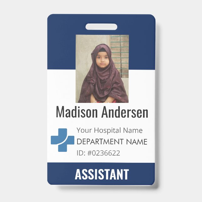 Custom ID Badge | Personalised Work ID Card (Front)