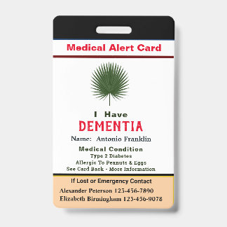 Custom ID Identification Child Adult Name Badge