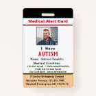 Custom ID Identification Child Adult Photo Name