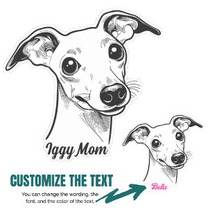Custom Iggy Gift for Italian Greyhound Dog Mum