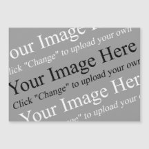 Custom Image and Text Magnetic Template