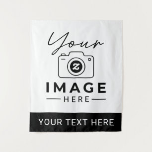 Custom Image and Text Tapestry