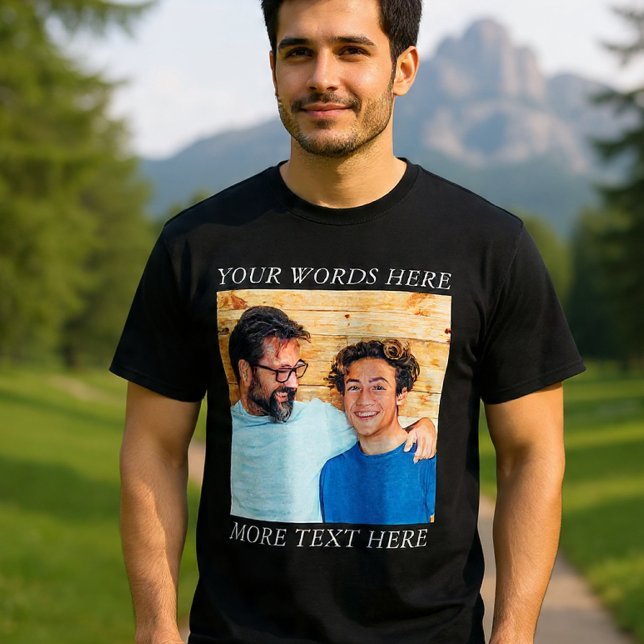 Custom Image and Text Tee | Create Your Own  (Creator Uploaded)