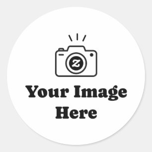 Custom Image Classic Round Sticker