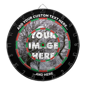 Custom Image Dartboard with Text