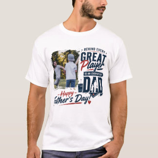 Custom image design, Great Player Dad trendy T-Shirt