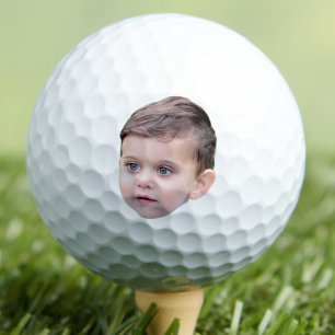 Custom Image Face, Gift Dad, New Dad Baby Golf Balls
