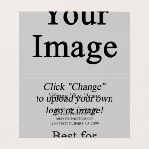 Custom Image Folded Business Card