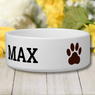 Custom Image & Name Medium Pet Bowl