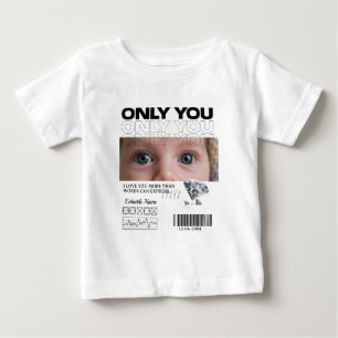 Custom Image, name & Text   Personalized Baby T-Shirt